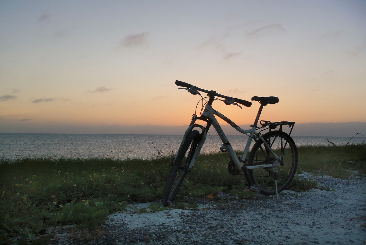 Bike is important transport for Dongsha Island