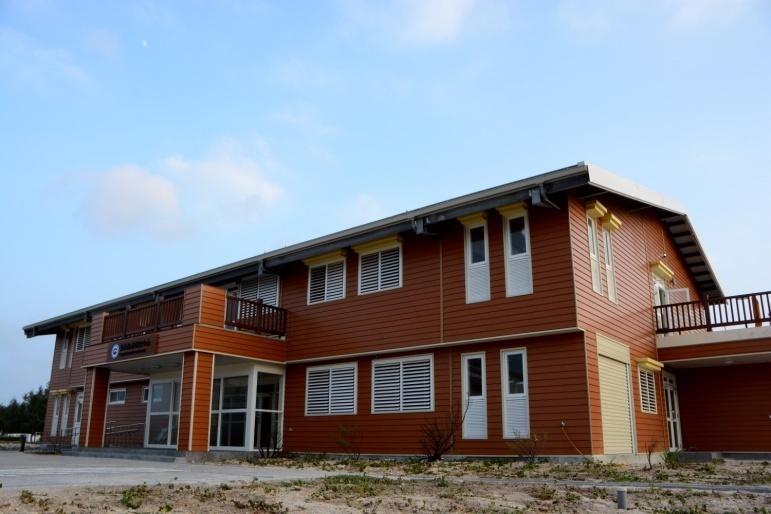 The exterior of Dongsha Atoll Research Station